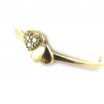 Kullatud s&otilde;rmus 'Love' valgest kullast 56 kuld