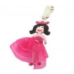 Suzette et Benjamin [P3263] - Pendentif Argent 'Princesse' rose Heleroosa
