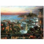 5D Teemantmaal Ameerika Kincaidi maastik Teemantmosaiik Teemanttikandid 20X30CM