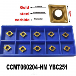 10 tk CCMT060204-HM YBC251 treipingi CNC karbiidist siset&uuml;kk treit&ouml;&ouml;riista jaoks
