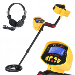 Suure tundlikkusega suure j&otilde;udlusega metallidetektor MD3010II maa-alune metallidetektor kullaotsija with earphones kollane
