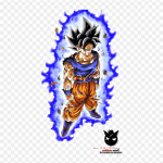 Plaastrid riidekoti jaoks Triikraud termokleebistele Goku Ultra Instinct Silt Goku Super Saiyan Muster pestav soojus&uuml;lekanne