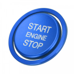 Auto mootori k&auml;ivitus-seiskamisnupu r&otilde;nga s&uuml;&uuml;tekatte trimm VW Golf 7 MK7 VII GTI R Tiguan Jetta CC Arteon Passat B8 Touareg T-roc jaoks