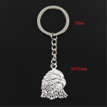 Moodne v&otilde;tmehoidja 34x24mm Eagle Hawk ripatsid DIY meeste ehted auto v&otilde;tmehoidja s&otilde;rmuse hoidja suveniir kingituseks h&otilde;be