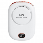 Kaelakee Ventilaator Mini Kantavad Ventilaator Kaelapael Ventilaator USB Laetav Vaikne 3 kiirusega K&auml;evaba Ventilaator