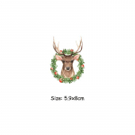 Loomade termokleebiste plaaster Armsad kitse triibud DIY tarvikute kleebis Teksad kuumpressitud aplikatsiooniga mood triikimiskleebised 5.9x8cm