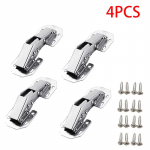 WCIC uus l&ouml;&ouml;givaba kapiuks summutav h&uuml;drauliline puhver T&auml;ielik kattekiht pehme sulguvad hinged k&ouml;&ouml;gikapi kapi uks 4pcs