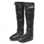 Talvised jalatsid sokid, soojad pehmed tuulekindlad pikad sussid reguleeritava pingutusn&ouml;&ouml;riga must