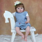 BZDOLL 60 CM 3D-v&auml;rviga nahk, silikoon Reborn Girl Baby Doll riidest keham&auml;nguasi Realistlik nagu t&otilde;eline printsess, v&auml;ikelaps Alive Bebe dress up 60cm 3D-paint Skin Doll
