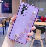 Love Heart randmeketi telefoni&uuml;mbris Samsung Galaxy S21 S20 Ultra S10 S9 S8 Plus Note 20 8 9 10 A6 A7 2018 kaitseraua kate A8 2018 lilla