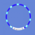 Xiaomi xiaoshouxing lemmikloomade valguse kaelarihm veekindel xl81-5001 kaotsiminekuvastane LED-hoiatusvalgustus USB-laaditav koera kaelarihm &ouml;&ouml;sel sinine