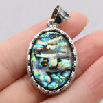 Looduslikust kivist ripats ovaalne roosa kvarts amet&uuml;st opaal malahhiit lapis lazuli ahhaat roheline aventuriini v&otilde;lusid ehete valmistamiseks DIY kaelakee tarvikud 20x30mm