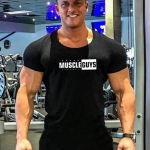 Muscleguys Summer Meeste lihastreening hingav l&uuml;hikeste varrukatega Fitness Spordi T-s&auml;rk Kerge puuvillane J&otilde;usaali Kulturismi aluss&auml;rk Mood Slim Tees M must