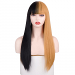 MISS WIG pikk laineline roosa sinine s&uuml;nteetiline parukas naiste kuumakindlast kiust parukas Naturaalne poolv&auml;rvi Cosplay Party Lolita parukas China