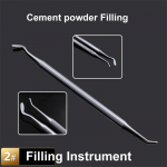 Dental Double Ended Wax Carver Mixing Knife Stainless Steel Filling Tool Cement powder Fill-2
