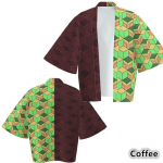 Meeste ja naiste deemonitapja anime perifeerne haori kimono jope Tanjiro komplekt hommikumantli mantliga pidžaama XL