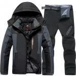 Meeste s&uuml;gis- ja talvised &otilde;uem&auml;gironimis&uuml;likonnad T&ouml;&ouml;riided &Uuml;likonnad Suured &uuml;likonnad Termojoped + Termop&uuml;ksid 2-osaline komplekt 3XL must