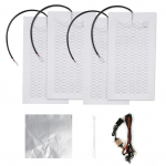 12 V s&uuml;sinikkiust istmesoojenduskomplekt 2 istme jaoks koos 5 k&auml;igulise temperatuuril&uuml;litiga istmekatte soojendusega pad