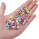 115 tk akr&uuml;&uuml;list t&uuml;nnihelmed silindrilised lahtised vahehelmed k&auml;sitsi valmistatud k&auml;ev&otilde;ru kaelakee ehete valmistamise tarvikud mitmev&auml;rviline