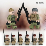 M8036 Vabatahtliku armee USA-vastane abi Korea s&otilde;jas rollifiguurid V&auml;ikeste osakeste tegevusfiguur Relv Ehitusklotsid Laste m&auml;nguasjad