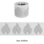 Leek, h&otilde;bedane helkurteip, triigitav &uuml;lekandematerjal, h&auml;sti n&auml;htav vin&uuml;&uuml;lkile plaaster, riided kleebised isetegemise kuumpressid, aplikeeritud 100 cm 3x100cm