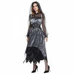 T&auml;iskasvanute surnukeha zombie pruudi kleit Halloweeni kost&uuml;&uuml;mid naistele Evil Undead Bride Cosplay S must
