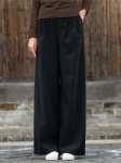 Johnature naiste vintage linasest laia s&auml;&auml;rega p&uuml;ksid &uuml;hev&auml;rvilised lahtised elastsed v&ouml;&ouml;p&uuml;ksid vedrutaskud pehmed naiste p&uuml;ksid One Size must