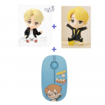 BTS(Bangtani poisid) 2 Monitori Joonis(Maagiline uks+V&otilde;i) + Juhtmevaba hiire KOMPLEKT, TinyTan, Ametlik, Originaal, Autentne, KPOP, iidol