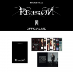 MONSTA X POP-UP POOD REASON Mini Fotoraamat + Kleebiseraamat