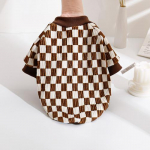 Lemmikloomade riided talv s&uuml;gis soe kampsun kass Mood ruuduline s&auml;rk V&auml;ike koer armas multikas Paks karv kutsikas pullover puudli buldog XS