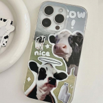 Ins Imd Cute Cow Relif Milk Cartoon Armas tagakaas iPhone 14 Promax 11 12 13 Pro Max telefoni&uuml;mbrisele Conque Capa For iphone 14promax