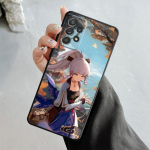 M&auml;ng Genshin Impact Yan Fei Barbatos &uuml;mbris Samsung Galaxy A14 A73 A53 A71 A51 A31 A33 A22 A12 A21s A13 A32 A52s A72 A52 A23 jaoks Samsung A11