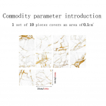 Seinakleebised Plaadid Kleebised Veekindlad Uhiuus Puhas 10*10cm