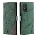 Luksuslik nahast klappvutlar Samsung Galaxy A02s A12 A22 A32 A42 A52 A72 A82 A03s A13 A23 A33 A53 A73 jaoks, rahakoti ja toega kaaned For A33 5G roheline