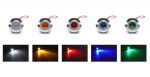 2tk LED armatuurlaua m&auml;rgutuli 12V v&auml;rvid 14mm sinine
