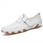 Uued Beanie Shoes Meeste Briti hingavad vabaajajalatsid Pehme tallaga autos&otilde;idukingad 38 valge