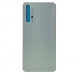 Uus tagaklaas Huawei Honor 20 aku tagumise tagaukse korpuse koos kaamera objektiivi vahetusega White No Lens