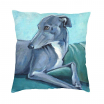 Luksuslik Greyhoundi padjakate 40x40 cm pehme whippet sihthoundi koera padjap&uuml;&uuml;r diivani auto ruudukujulise padjap&uuml;&uuml;ri kaunistamiseks 30x30cm 12x12in