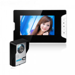 Videoukse sisetelefoni sisestuss&uuml;steemi komplekt Juhtmega video uksekell telefon vihmakindel k&otilde;nepaneel IR-kaamera kodu villa hoone korteri jaoks