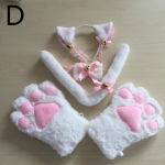 Uus T&uuml;druk Kass K&auml;pp Kindad Labakindad Cosplay Karud Palus Lolita Multikas kohev loom Anime Paks
