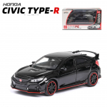1:32 Scale 2017 Honda Civic Type-R Diecast mudelauto m&auml;nguasi avatud uste valguse ja heliga lastele, poistele, t&uuml;drukutele, t&auml;iskasvanutele, meestele 1/32-15x6.5x5cm