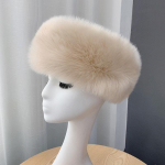 Uus talvine paks karvane juuksepael kohev kunstkarusnahast naiste t&uuml;drukute karusnahast peapael Talvine &otilde;ues k&otilde;rvasoojendaja suusam&uuml;tsid lumem&uuml;ts One Size