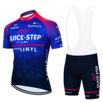 Uus 2023 QUICK STEP Jalgrattas&auml;rk L&uuml;hikeste varrukatega Jalgrattas&auml;rk 19D L&uuml;hikesed p&uuml;ksid MTB Jalgrattariided Ropa Ciclismo S&auml;rk Rattas&auml;rgid XS kollane