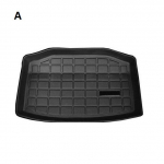 T-esla Model 3 auto tagumise pagasiruumi hoiumattide jaoks Pagasialuse pagasiruumi veekindlate pagasiruumi mattide kaitsepadjad Rear-Storage Pad must