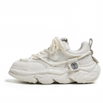 Uued meeste sportlikud jooksutossud, meeste hingavad v&auml;liskorvpallijalatsid Meeste platvormiga vabaaja k&otilde;ndimine meeste t&auml;navastiilis tossud 39 beež