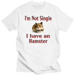 Mehed, naised, koera T-s&auml;rk &ndash; Ma ei ole vallaline, mul on hamster &ndash; Adopt Animal Cat Unisex WoUnisex # 23 Multifilmi t-s&auml;rk Unisex Unisex Uus mood t-s&auml;rk 4XL