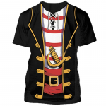Suvised meeste T-s&auml;rgid 3D politseivormi tr&uuml;kiga O-kaelusega l&uuml;hikeste varrukatega mood Cosplay riided Suured t&auml;navar&otilde;ivad topsid T-s&auml;rgid 4XL