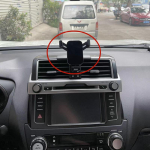 Toyota Land Cruiser Prado J150 150 2013 2014 2015 2016 2017 2018 tarvikud Mobiiltelefoni hoidik Fikseeritud gray