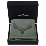 URBAN FOREST Zeus Vintage roheline nahast rahakott meestele