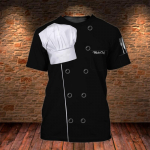 Meeste T-s&auml;rk K&ouml;&ouml;gin&otilde;ud Prindi Kvaliteetne meeste topp Igap&auml;evane vabaaja riietus Koka t&ouml;&ouml;riided L&uuml;hikeste varrukatega T-s&auml;rk XL